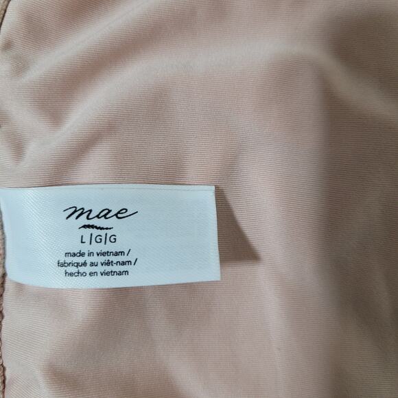 Mae Amazon Green Swimwear Off the Shoulder One Piece Swimsuit Geometric Large - Picture 8 of 10